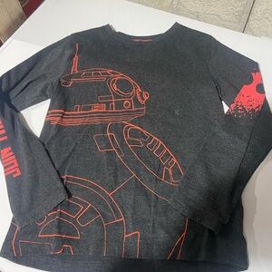 Star Wars Kids Long Sleeve Shirt - Black and Red